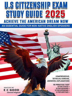 cover image of U.S. Citizenship Exam Study Guide 2025